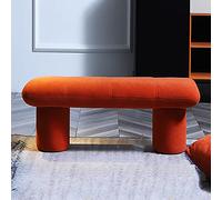 Comfortable Upholstered Bench Stylish Tufted Entryway Seat Creative Bed End Accent Furniture Soft 113 x 32 x 33 cm (44 x 13 x 13 Inches) Bench for Living Room and Bedroom