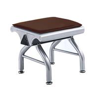 Comfortable Waiting Room Chairs, Steel Frame Reception Bench with Leather Cushions, Reinforced Stability for Airport, Hospital & Bank Use - Stylish & Durable Seating Solution