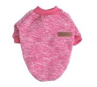 Comfortable, warm, and stylish pet sweatshirt, soft and skin-friendly, suitable for puppies and cats in autumn and winter.(Rose red,XL(4.5-6.0 kg))
