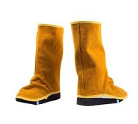 Comfortable Welding Foot Protectors Thermal Barrier Flame Retardant Easy on Off for Industrial Metalworking Insulated Strong Work Footwear Fast Release Shoes Welding Gear