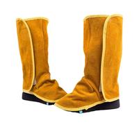 Comfortable Welding Foot Protectors Thermal Barrier Flame Retardant Easy on Off for Industrial Metalworking Insulated Strong Work Footwear Fast Release Shoes Welding Gear