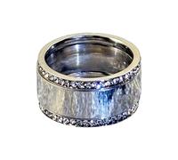 Comfortable With Simulated Diamonds Cubic Zirconia Wedding Engagement Rings Handmade Jewelry For Women Stacking