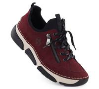 Comfortable women's burgundy shoes Rieker 45973-36