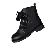 Comfortable Women's Fashion Ankle Heeled Chunky Heeled Heel Lug Boot | Chelsea Boots,Work Trainers,Winter Boots,Rigger Boots,Barefoot,Closed Toe,Country Style,Retro,Christmas