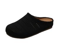 Comfortable Women's Shoes Women's Pack Toe Outer French Retro Sandals Slippers Breathable Half Slippers Women's Shoes Spring 2017, black, 8 UK