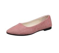 Comfortable Women's Square Toe Slip On Ballet Flats for Everyday Use Ideal Travel on the Beach or on a Date Versatile with Shorts Jeans Skirts Dresses, PK1., 4 UK