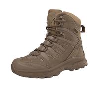 Comfortable Work Boots for Men, Waterproof Combat Boots for Men, Slip-Resistant Hiking Boots Men, Outdoors Climbing Side Zip Boot u38