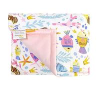 ComfortAce® Baby Blanket, featuring a 100% Cotton design, ensuring a cozy and snug experience for your baby (100 * 130CM, PINK)