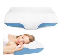 ComfortAce Slow-Rebound Anti Snoring Pillow for Side Sleeper, Supportive Memory Foam Pillows for Neck Pain, Ergonomic Portable Orthopedic Pillow, 30×50CM