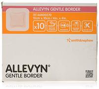 ComfortCare: ALLEVYN Gentle Border 10cm x 10cm x10 Adhesive Foam Dressing for Gentle Wound Healing