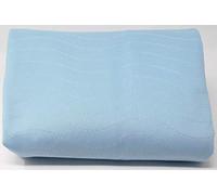 ComfortCare Community offers a highly absorbent, washable, reusable and 100% waterproof bed pad mattress protector for double beds, 85 x 135 cm (33½” x 53”), with wings 50 cm on each side. Blue.