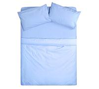 ComfortCare Flame Retardant Bed Linen Single Duvet Cover - Envelope End (Blue)