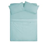 ComfortCare Flame Retardant Bed Linen Single Duvet Cover - Envelope End (Duck egg)