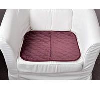 ComfortCare Incontinence Protection, Waterproof Wheelchair Pad - Burgundy, 50 × 40 cm (19.5" × 15.75"), 1 Litre Absorbency, Machine-Washable, Tumble Dry Safe, Chair Pad.