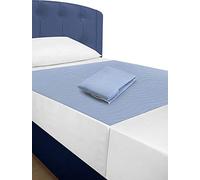 ComfortCare Reusable, 100% Waterproof Bed Protector Set includes 2 Bed pads with Tucks 75 x 90cm and 1 single-bed size brushed-cotton waterproof mattress protector.