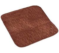 ComfortCare Washable Incontinence Chair Pad - 1 Litre Absorbent Waterproof Seat Protector for Adults & Elderly, Reusable Chair Cover, Brown. Size 54 x 58cm.