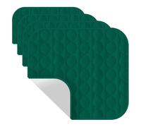 ComfortCare Washable Incontinence Chair Pad - 1 Litre Absorbent Waterproof Seat Protector for Adults & Elderly, Reusable Chair Cover, Green. Size 54 x 58cm. (Pack of 4)