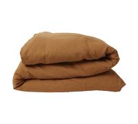 Comforter cover in washed linen Dusty Pink 220x240