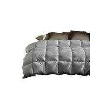 Comforter Set Grey, Soft Lightweight Down Alternative Bed Comforter Full Size Reversible All Season(A,59x78inch(600g))