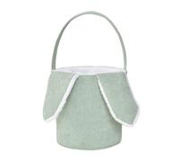 Comforter Storage Bag Bunny For Easter Easter Bucket Bags With Rabbit Ears Cute Candy Storage Toy Holder Rabbit Ears Decorations For Boys Girls (Green, 37x20cm)