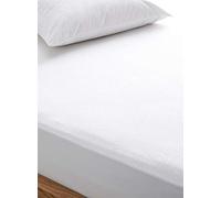 COMFORTESY Waterproof Terry Towel Mattress Protector - 30cm Deep Mattress Protection Cover| Soft Non-Noisy Breathable Hypoallergenic | (Double)