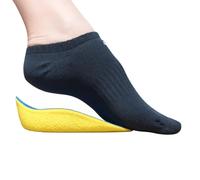 ComfortHeel Height Increase Half Insoles (Yellow, Large (Mens))