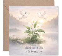 Comforting Sympathy Card, Gentle Wishes in Difficult Times