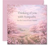 Comforting Sympathy Card, Loss of Auntie