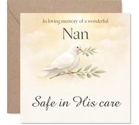 Comforting Sympathy Card, Loss of Nan