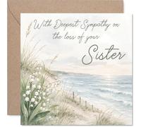 Comforting Sympathy Card, Loss of Sister