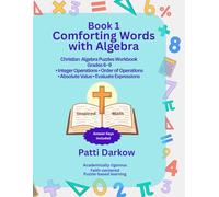 Comforting Words with Algebra: :Book 1: Integer Operations and Order of Operations