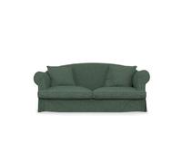 comfortly Cover for SUNDBORN 2 Seat Sofa - Heavy Duty Green | Thick, durable fabric; larger threads hide fur and stains well