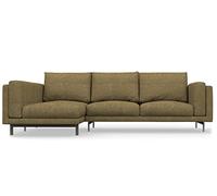 comfortly NOCKEBY 2-Seat Sofa With Left Chaise Longue Slipcover Replacement Hand Made Compatible with NOCKEBY Sofa With Chaise Lounge Left Side - COVERS ONLY (Crown - Olive)
