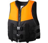 ComfortMax Kayak Life Vest 50N - Ultra-Light EPE Foam, Ergonomic Design for Swimming, Snorkeling & Water Sports (Adjustable Fit),2XL,Orange