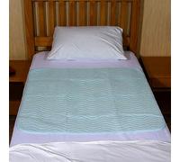 COMFORTNIGHTS 90 x 90cm, 100% Waterproof Training Bed Pad, specifically designed for single and toddler beds. It is non-slip, easy to change at night, and washable and reusable for your convenience.