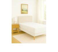 COMFORTNIGHTS, Flame Retardant Bed Linen Single Fitted Sheet (White), certified to BS7175 Ignition Source 5+7, also known as Crib 7 or FR Source 7.