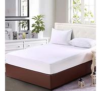 COMFORTNIGHTS, Luxury Brushed Cotton, 100% Waterproof Mattress Protector for Super-King Size Beds. This quality mattress protector is hypoallergenic, noise-free, anti-allergenic, and extra deep 32cm