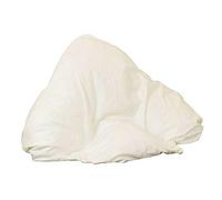 COMFORTNIGHTS, Orthopaedic Batwing Shaped Neck & Back Support Pillow offering Cushioned Support when Reading and Sitting, with Cream Washable Pillowcase, Filled with Bounce-Back Hollowfibre.