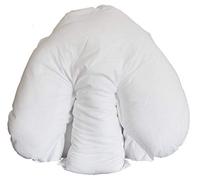 COMFORTNIGHTS Orthopaedic Batwing-shaped poly-cotton Neck and Back Support Pillow filled with bounce-back hollowfibre, offering Cushioned Support when Reading or Sitting in a chair or bed.