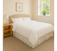 Comfortnights Super King Size Terry Waterproof Duvet Protector 260 x 220cms Optical White