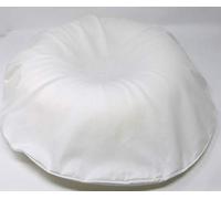 COMFORTNIGHTS White, Washable Polycotton Cover to fit All Donut Cushions and Surgical Rings with a Diameter of up to 44 cm (17.5”)