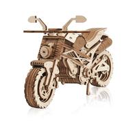Comfoyar 3D Puzzle Motorcycle, Wooden Motorbike Model Kits for Adults to Build, DIY Motocross Construction Craft Kits, Home Decor and Christmas Birthday Valentine for Men