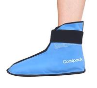 Comfpack Large Foot Ice Pack Wrap for Full Foot Ankle Pain Relief, Long Lasting Cold Ice Boot for Swelling After Surgery, Sore Feet, Neuropathy Burning, Broken Foot, Plantar Fasciitis, Gout, Bunion