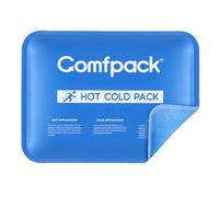 Comfpack Soft Ice Pack for Sports Injuries, Long Lasting Multipurpose Gel Ice Pack with Dual Temperatures for Muscle Pain Relief & Strains, for Head, Shoulder, Knee, Ankle