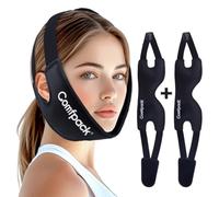 Comfpack Wisdom Teeth Ice Pack with Exposed Ear Design, 2PCS Large Face Ice Pack with Soft Plush for TMJ, Jaw Pain, Tonsillectomy, Oral Surgery, Face Swelling, Cosmetic Recovery