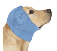 Comfpet Dog Ear Snood Noise Protection, Dogs Ear Cover for Anxiety Headband Protector,Dog Calming Hood for Grooming and Bath Drying, Pet Dogs Earmuff Head Wrap for Ear Hematoma (M)