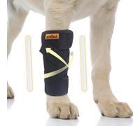 COMFPET Dog Front Leg Braces, Canine Paw Compression Wraps Pet Knee Pad Dog Front Leg Sleeve, Help Support & Provide Stability (Medium)