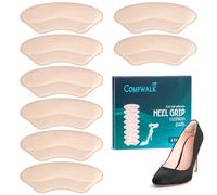 Comfwalk Heel Pads - 4 Pairs, Self-Adhesive, Loose Shoe Insoles, Comfortable Fit, Blister Prevention, Comfort Men and Women, Ideal High Heels