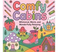 COMFY CABINS: Whimsical Cozy Homes and Silly Creatures Coloring Book - A Fun and Mindful Activity for Kids, Teens and Adults to Spark Creativity and Relax (Comfy Coloring Books)