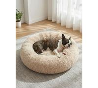 Comfy Calming Dog Bed Medium Washable,Anti Anxiety Donut Ped Bed,Luxury Warm Fluffy Improved Sleep Amazingly Cat Bed Cuddler,Anti-Slip Bottom Round Puppy Beds for Small Medium Cat Dog Ø 70cm